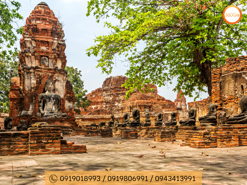 Ayutthaya cung điện cổ kính - Du lịch 360Go